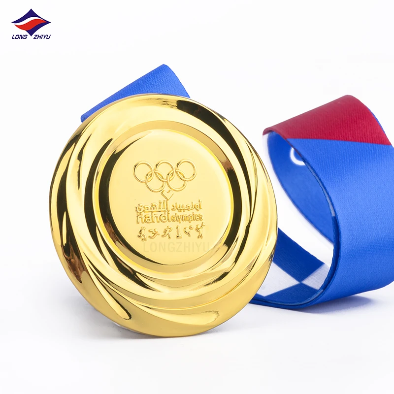 Longzhiyu gift factory design your own zinc alloy 3d gold award marathon running medals custom wholesale metal sport medal