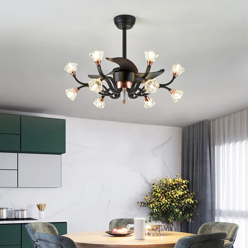 Прямая поставка, новый дизайн, люстра, потолочный вентилятор, потолочный вентилятор с подсветкой, декоративный, с дистанционным управлением