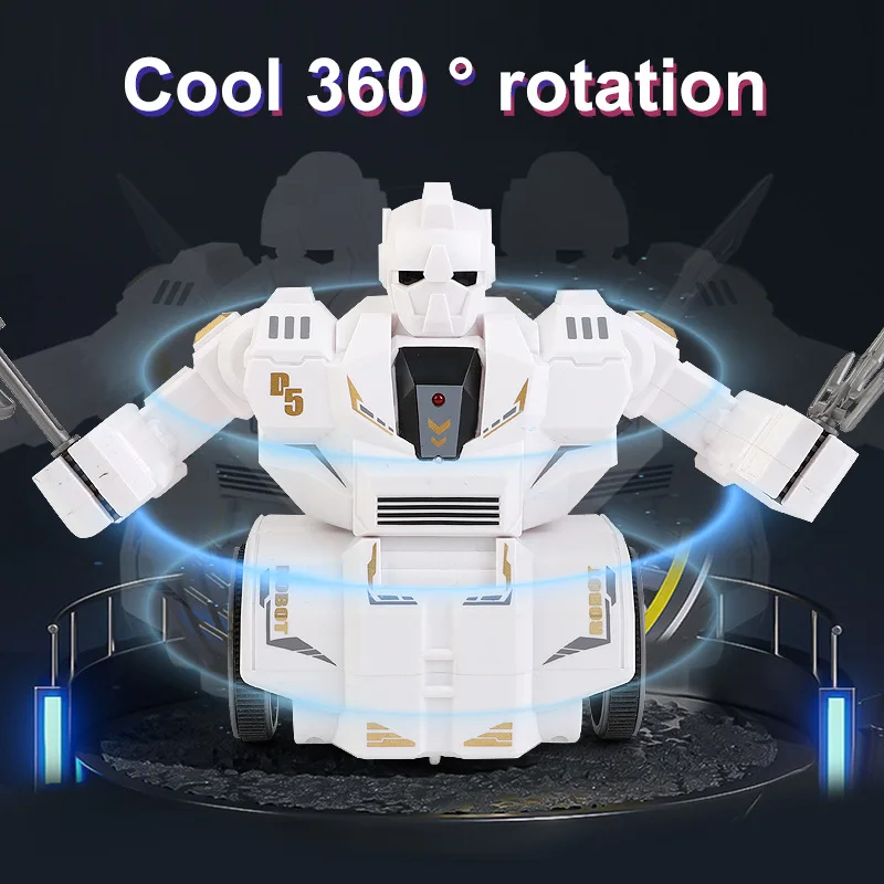 2023 2.4G Remote Control Combat Robot Toys 2-person Competition Fighting Battle Robot For Kids