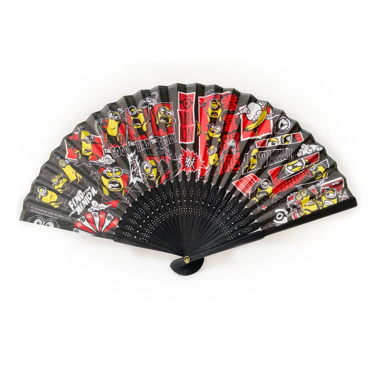 2023 New Japanese Silk Hand Held folding Hand Fans Wholesale Custom Logo Print Bamboo Hand Fan Folding Fan For Gifts