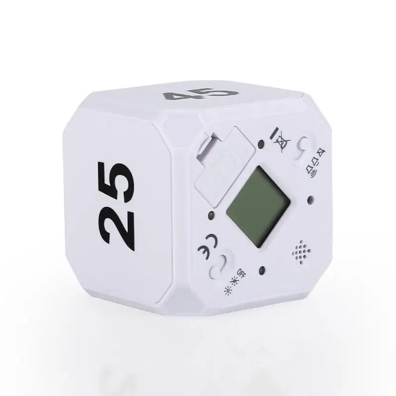 YIZHI Cube Time Management And Countdown Settings For Children Kitchen Using Rhombus Cube Timer Exercise Kitchen Timer