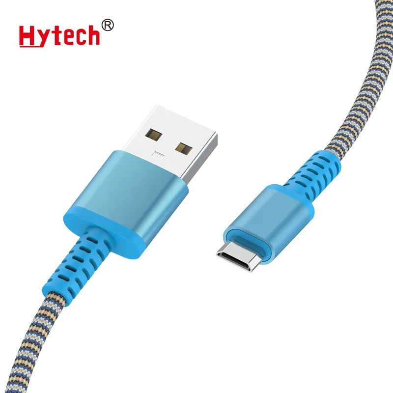 
Nylon Braided Micro USB Charging Cables Designed With Durable Long Strain-Relief 