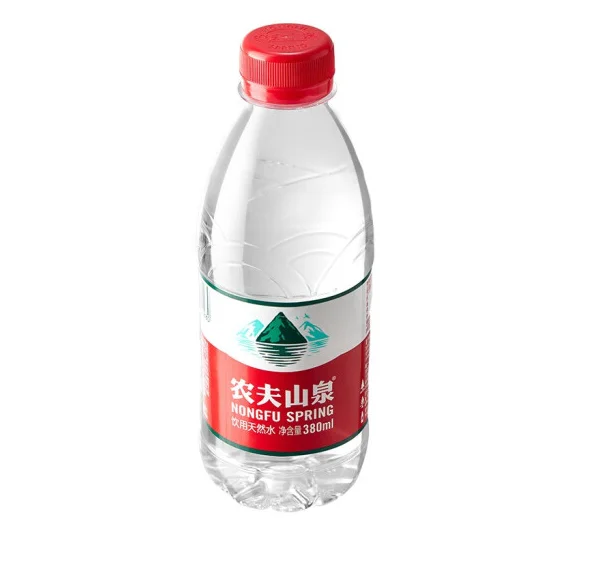 Pure Water Production Plastic Bottle Packaging Clean High Quality Nongfu Spring Natural Drinking Water 380ml