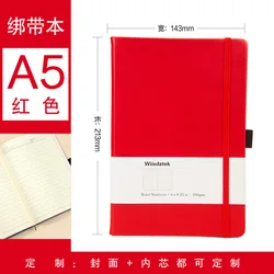 In Stock A5 Hardcover Pu Leather Dotted Planner Grid Customizable Sublimation Notebook A5 Diary Leather Notebook