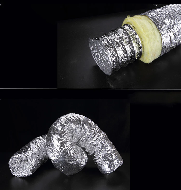 Different types duct fiberglass insulated duct fast delivery