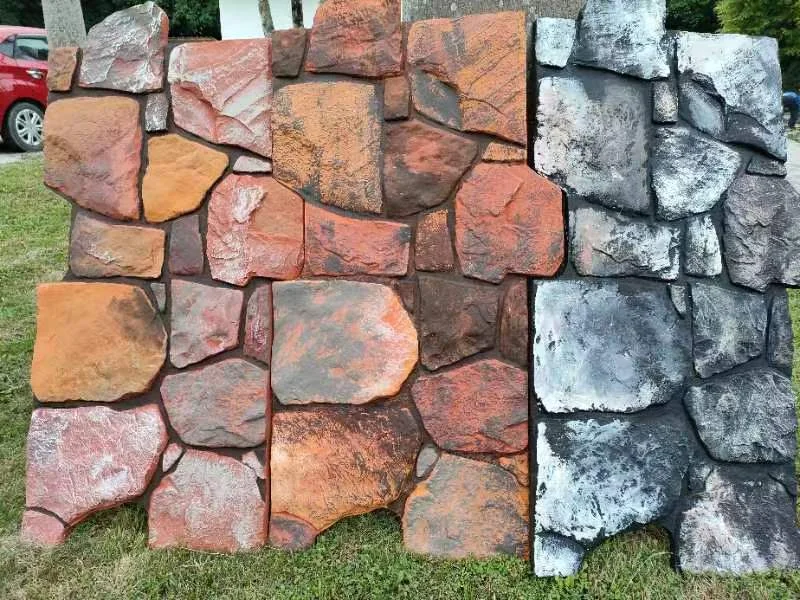 VANJOIN High quality   Faux Stone Wall Panels Exterior Pu Decorative Wall Panel Sudoku Designs With Various Sizes And Colors