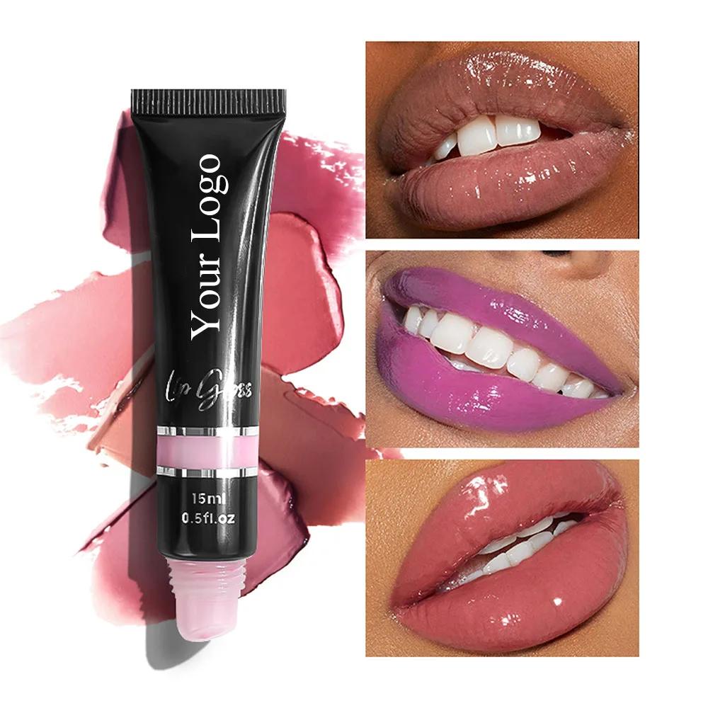 New Soft Tube Lipgloss Long Lasting Vendor Vegan Lip Glaze Glossy Lip Gloss Glossy Creamy Lip Gloss For Lady
