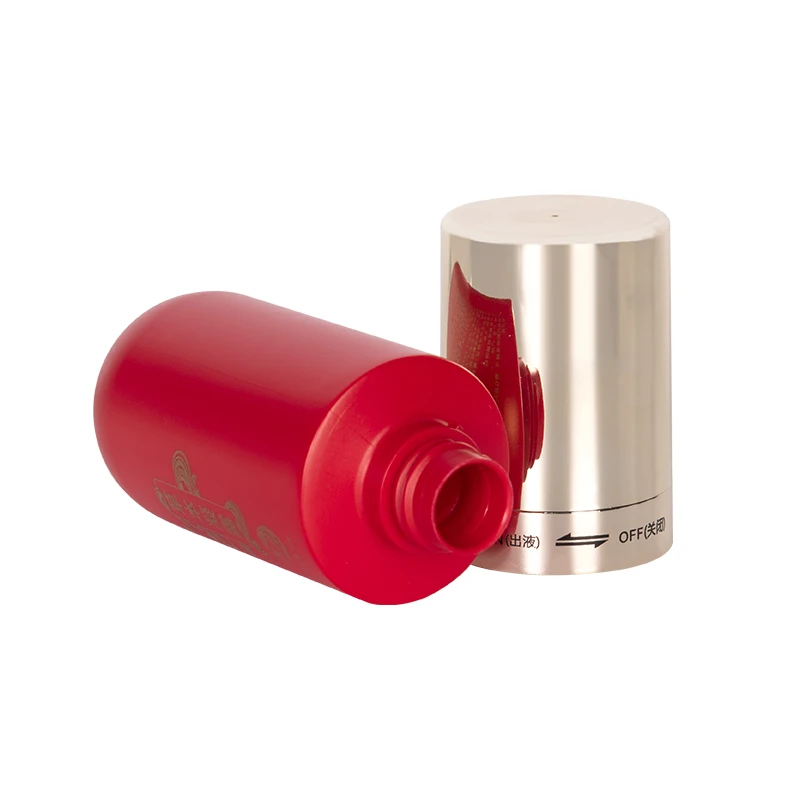 Custom Pe Body Massage Roller Tubeed Packaging Cosmetic Face Massage Plastics Tubed Rolled Tube With Roller Ball