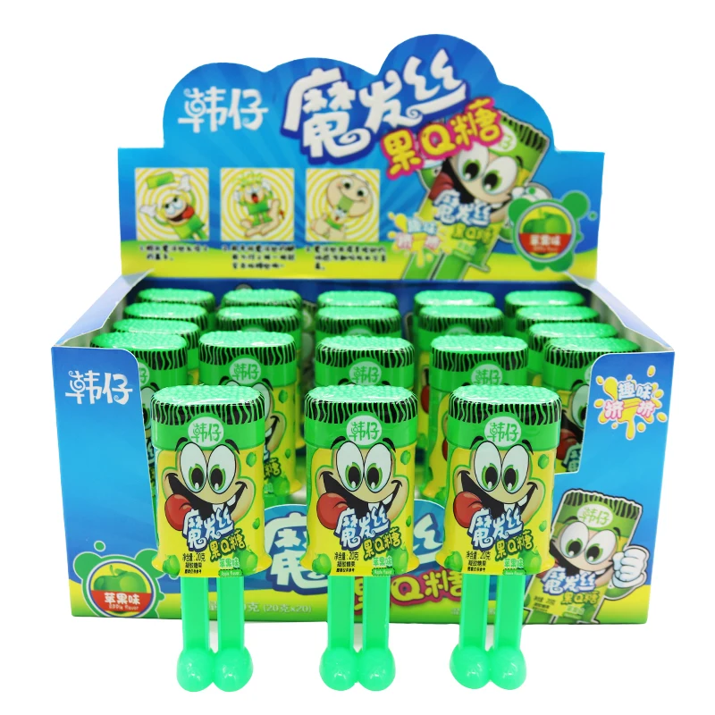 Fruit Flavors Lollipop Candy Popular Snack Candy Gummy Fruit Lollipop Candy For kids