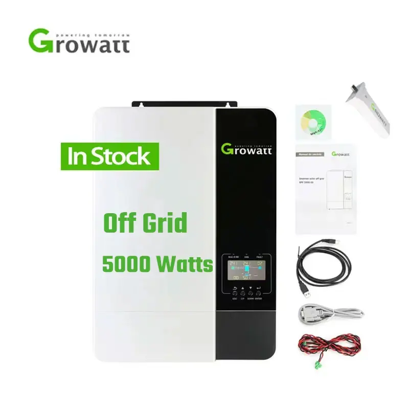 Гибридная солнечная батарея и инвертор Growatt, 10 кВт, 5 кВт, 3,5 кВт