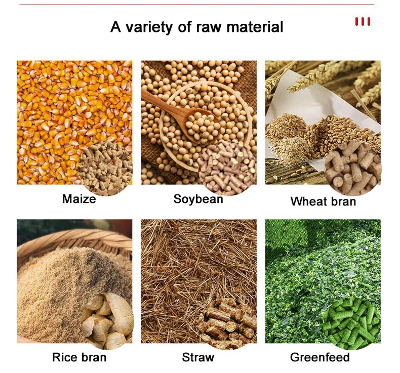 Farms use household small manual pelletized poultry livestock animal feed pellet machine mill for poultry livestock  granulator