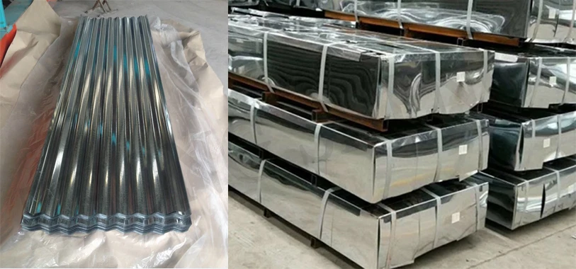 Hot selling 40g regular spangle 3m corrugated tiles zinc GI galvanized corrugated roofing sheets