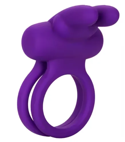 Rabbit Dual Rings Design Vibration Massager for Men,Wearable Vibrating Delay Ring Massage Tools for Make Male Last Longer