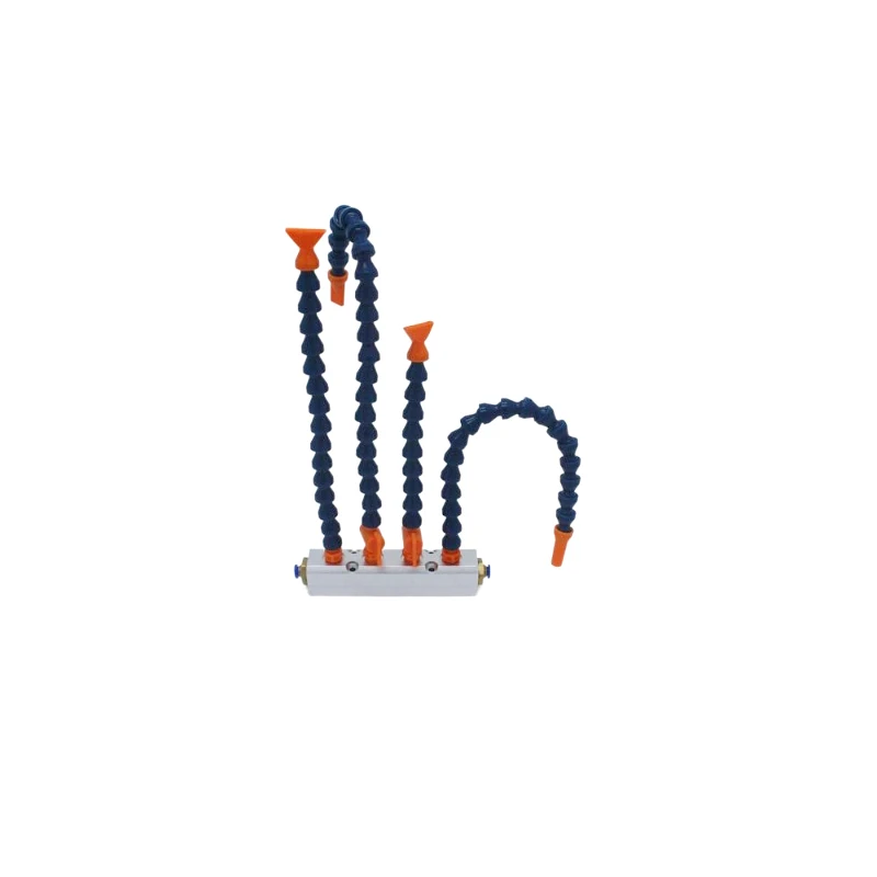 Distributor Exhaust Thickened G1/2 to G1/4 Split Teeth Exhaust Source Oil Water Distribution Shunt Block Straight-Through