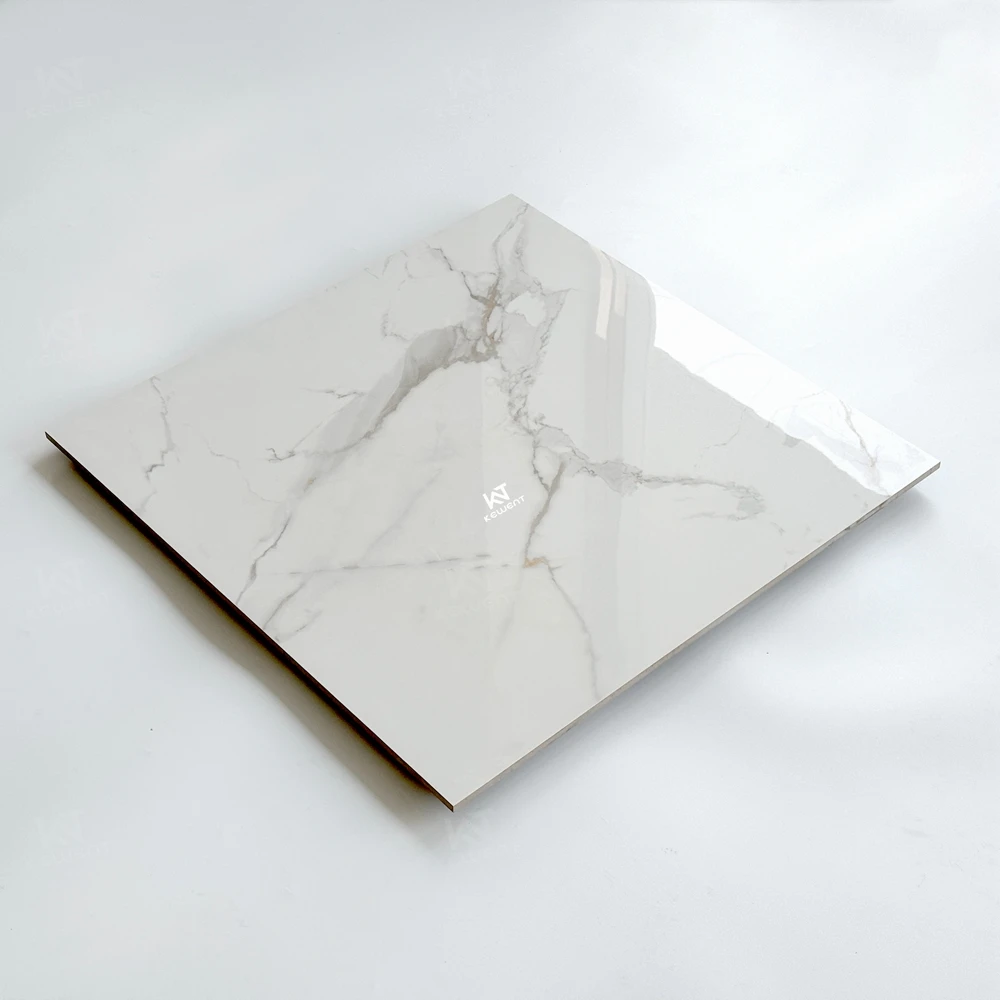 Китай 24x24 белая глянцевая мраморная напольная плитка 60x60 для гостиной