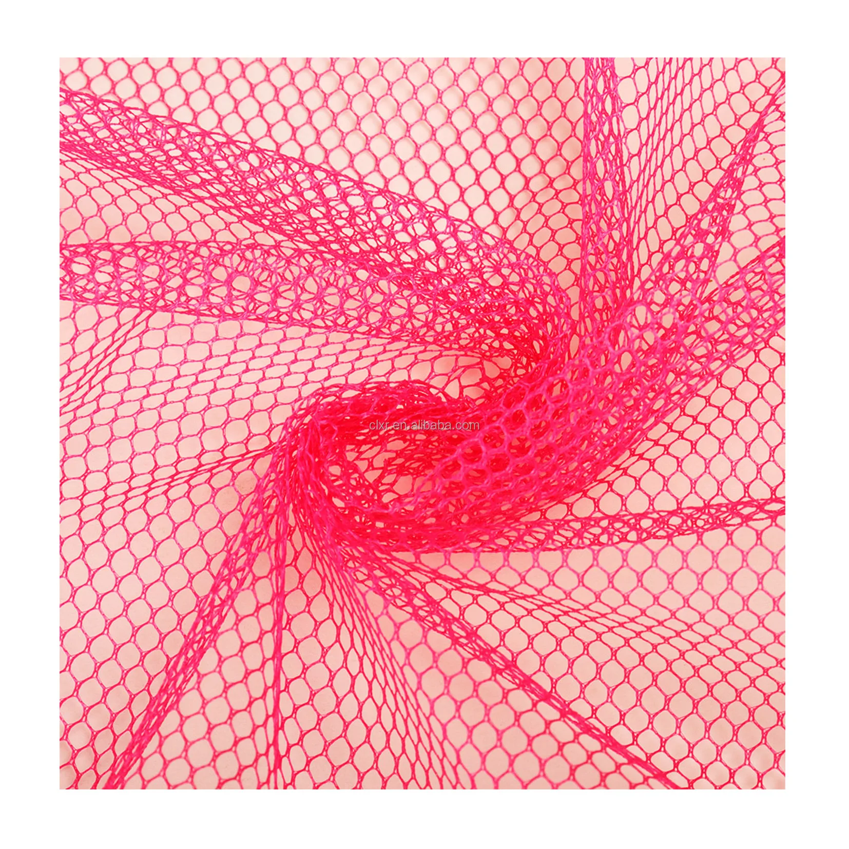 Factory Recycled Polyester Tulle Mesh Fabric Outdoor Tent Sportswear Lining Hard Mesh Fabric