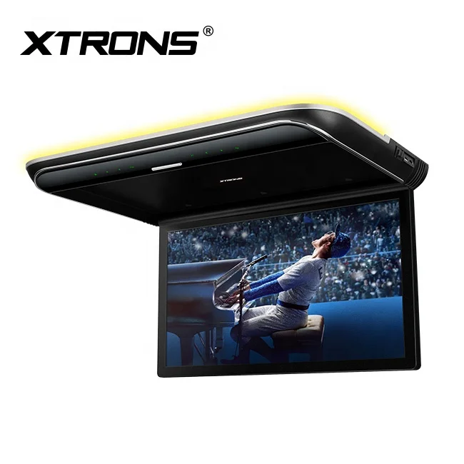 XTRONS 10.2/11.6/12.1/13.3/15.6/17.3/19.5 Inch Roof Mount Flip Down Car Monitor MP5 player AV Input TV Car Roof Monitor