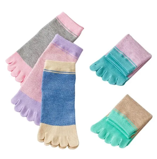 Желаю amazon носки с пятью пальцами женские хлопчатобумажные трикотажные носки для ног изготовленная на заказ картина, женские носки, оптовая продажа с фабрики