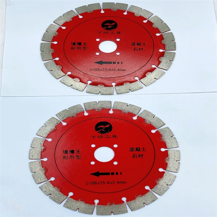 2021 Factory Wholesale Big Red Durable Diamond Saw Blade Cutting Disc Discount Price