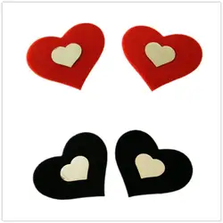Sexy 2 Colors Disposable Adhesive Stain Fashion Breast Petals Milk Paste Pasties Heart Nipple Covers