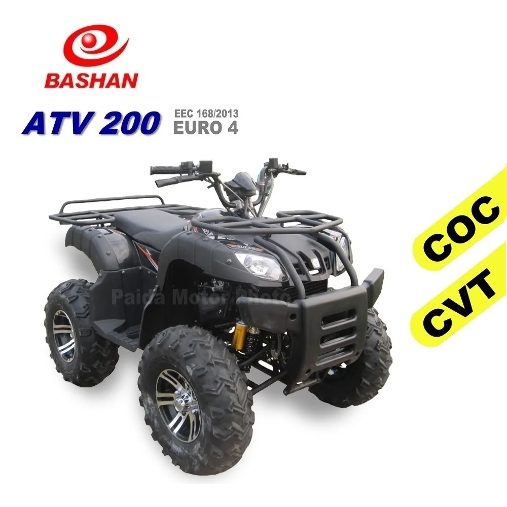 
 Мотор BASHAN EEC ATV 200 cc EURO4 COC CVT QUAD 200cc Road Leagl EURO 4 Utility EFI дифференциальный цепной привод Автоматический  