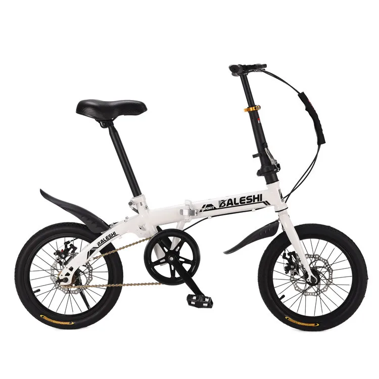 Mini Folding City Bike 7-Speed Fixed Gear Club BMX Road Bike for Adults Reliable Magnesium Alloy Disc Brake