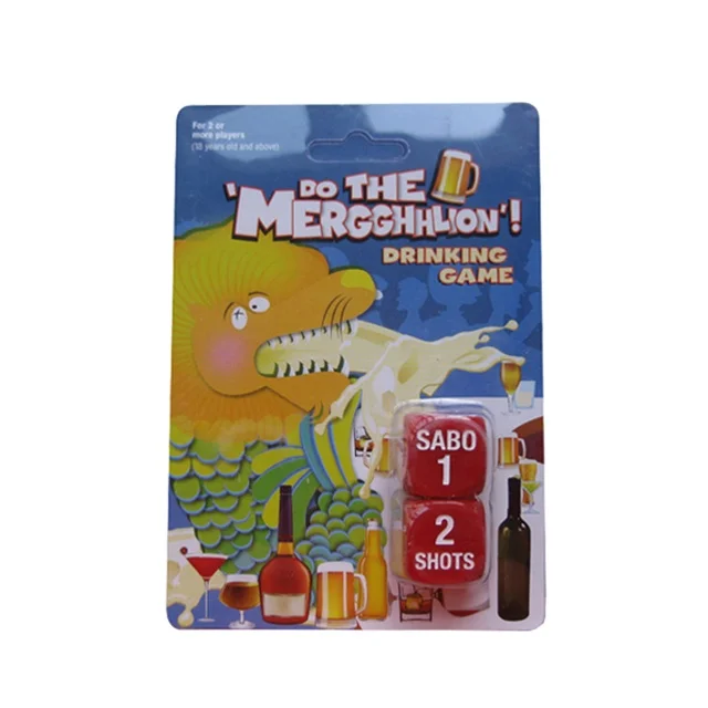 
Dice set game with game dice 4C printing paperboard and blister packing 
