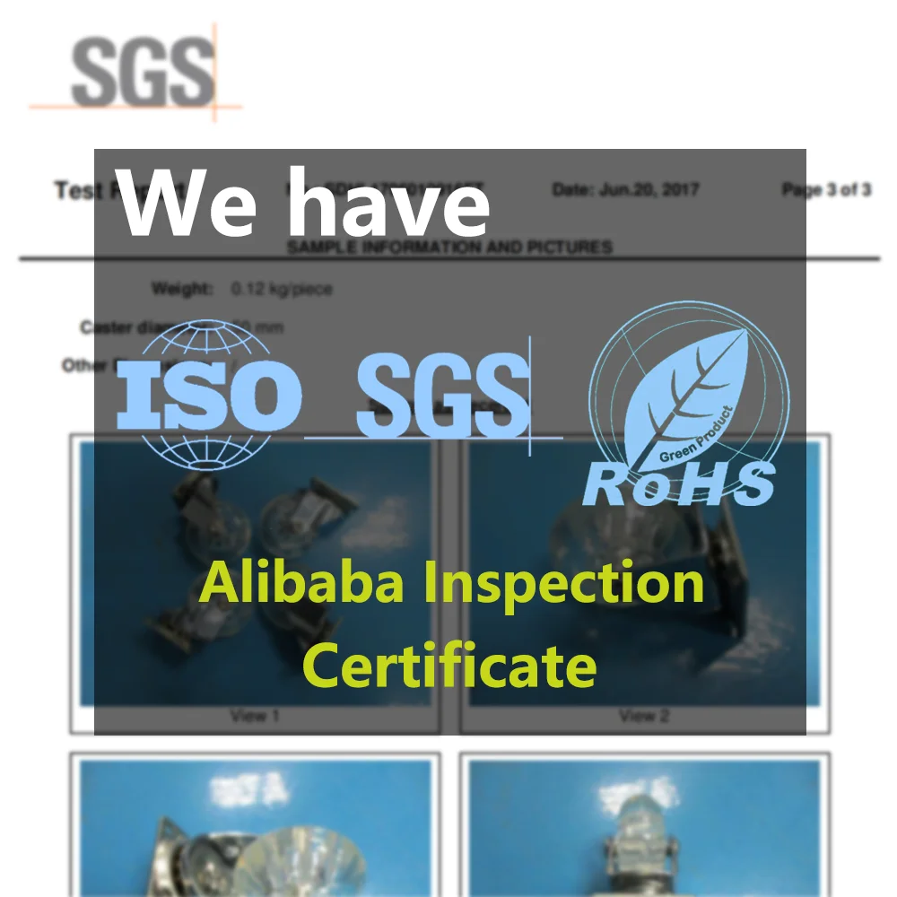 Вращающийся ролик для мебели, колесо 50 мм, ролик из ПВХ/ПУ/ТПР с тормозом