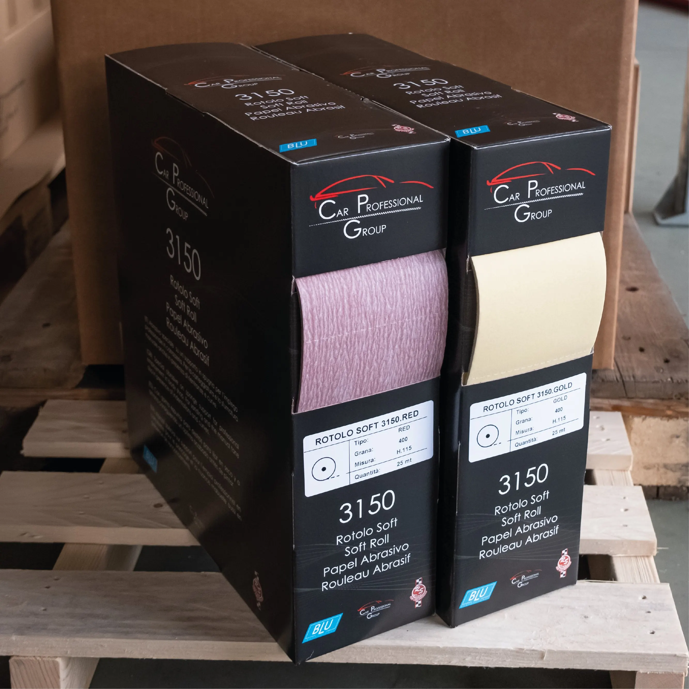 italian brand high quality Abrasive Paper Sheet Sanding Paper Disc Soft Gold Roll Sponge Support Manual Sanding precut