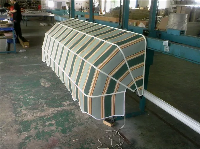 Aluminium Outdoor French Canopy Awning / European Style Retractable Window Awning