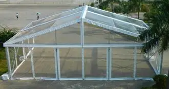 Clear roof wall transparent outdoor marquee party event wedding tent