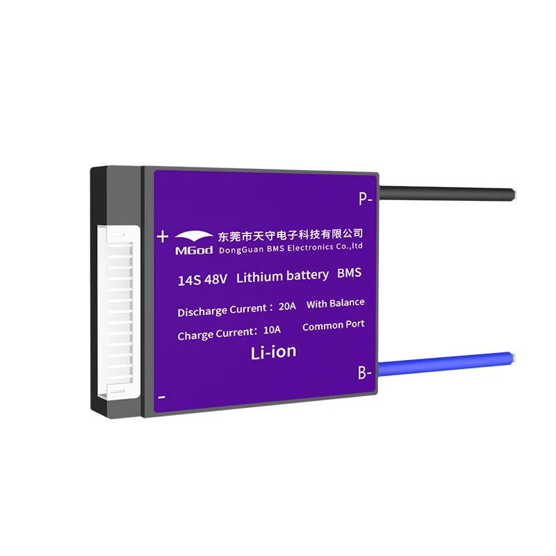
14s bms for Ternary lithium battery pack protection board waterproof series 14S 48V 20A 