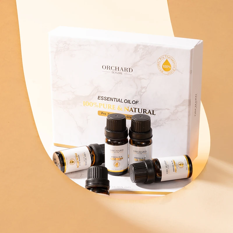 custom logo french male santal lemongrass sweet marjoram frankincense essential oils