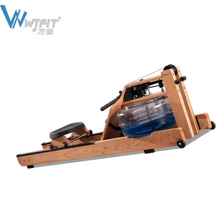 Fitness Equipment Wooden Water Rower Rowing Machine for Gym
