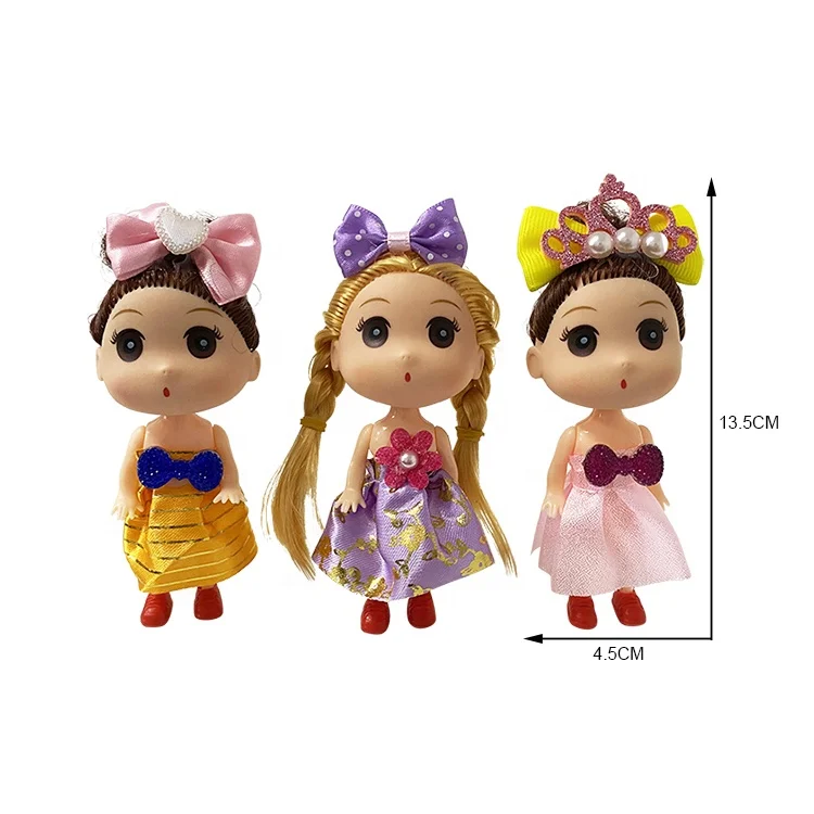 Plastic Mini Baby Dolls 5.5 Inches Classic Princess Doll For Girls Kids Baby Toys
