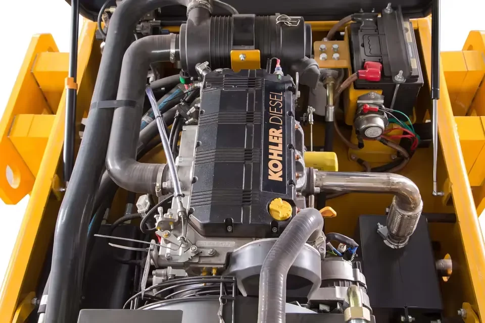 3 Ton Ride On Double Drum Hydraulic Compactor Oil Tank Volume 40l Water-cool Engine Road Rollers With KOHLER KDW1404