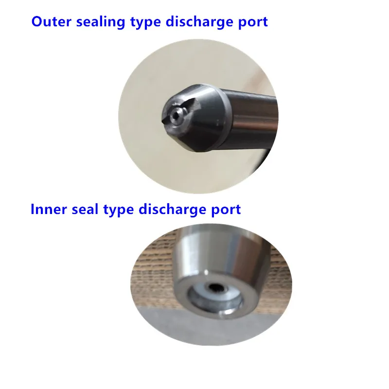 Stainless steel back suction vacuum nozzle filling