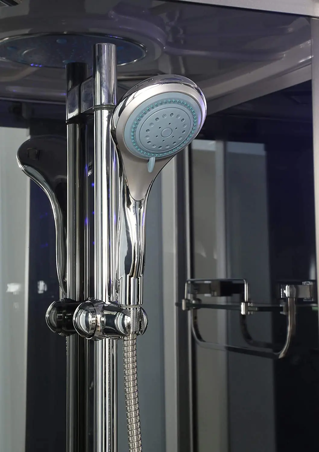 
Aquacubic Computerized Steam Sauna Whirlpool Massage Shower Room 