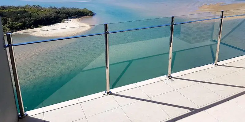 Modern house railing designs balcony railings designs outdoor 304 stainless steel post