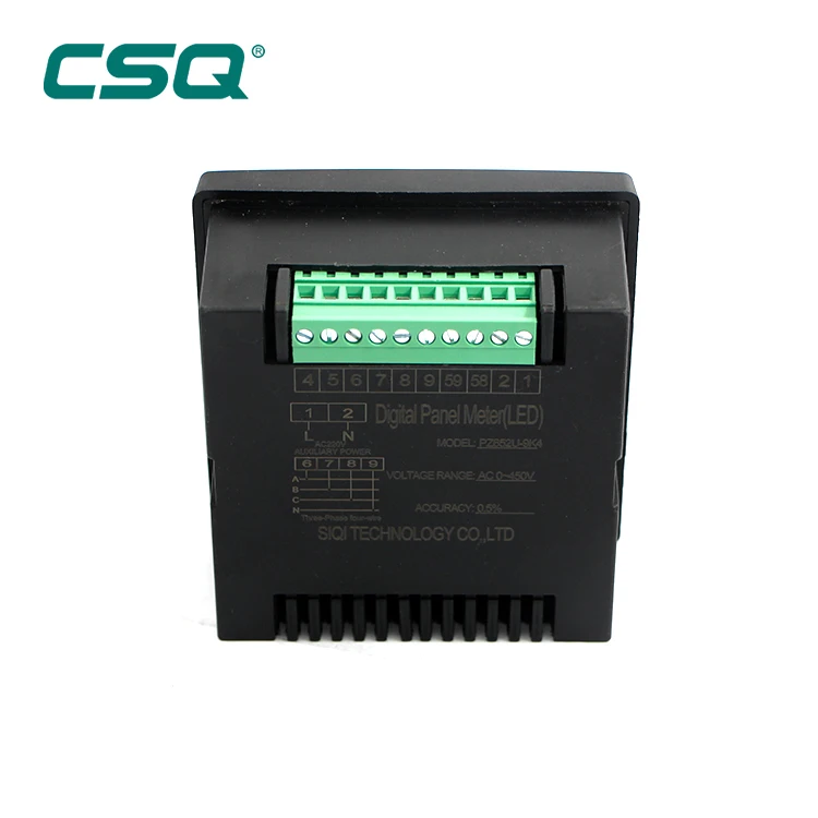 
Digital AC amp voltage check meter 220V CE 3 phase LED Display panel amperage and voltage meters manufacturer 