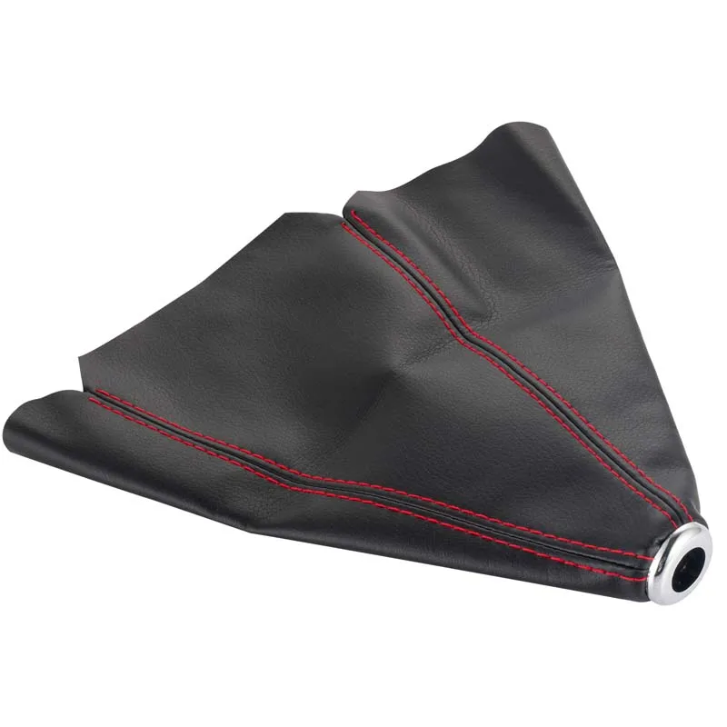 Red/Blue/ Black/Yellow stitching Universal Leather shift Knob cover For cars BMW/BENZ/AUDI/VW/SOKDA/SEAT/FORD