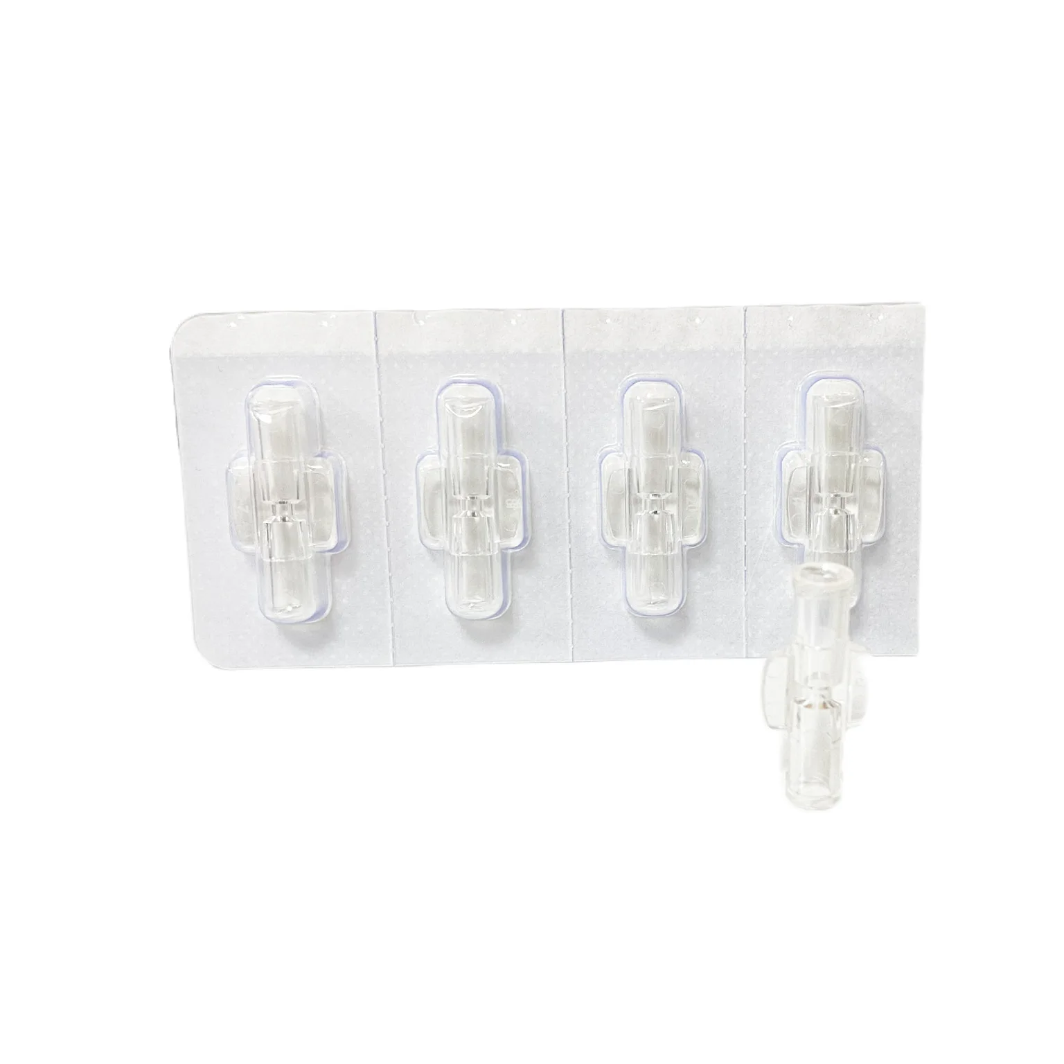 Unimaster Medical Syringe Luer Lock Connector Transparent Plastic Luer Lock Adapter