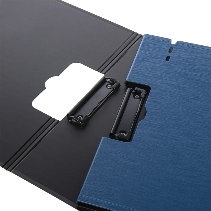 Wholesale A4 Foldable Clip Board PP Double Sided Nursing Clipboard With Pocket Board Clip For School Hospital Office Supplies