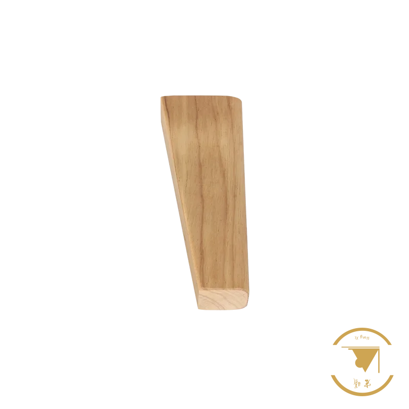 Hongshun Factory Direct Rubber Wood Furniture Legs Square Shape Sofa Legs Replacement Legs