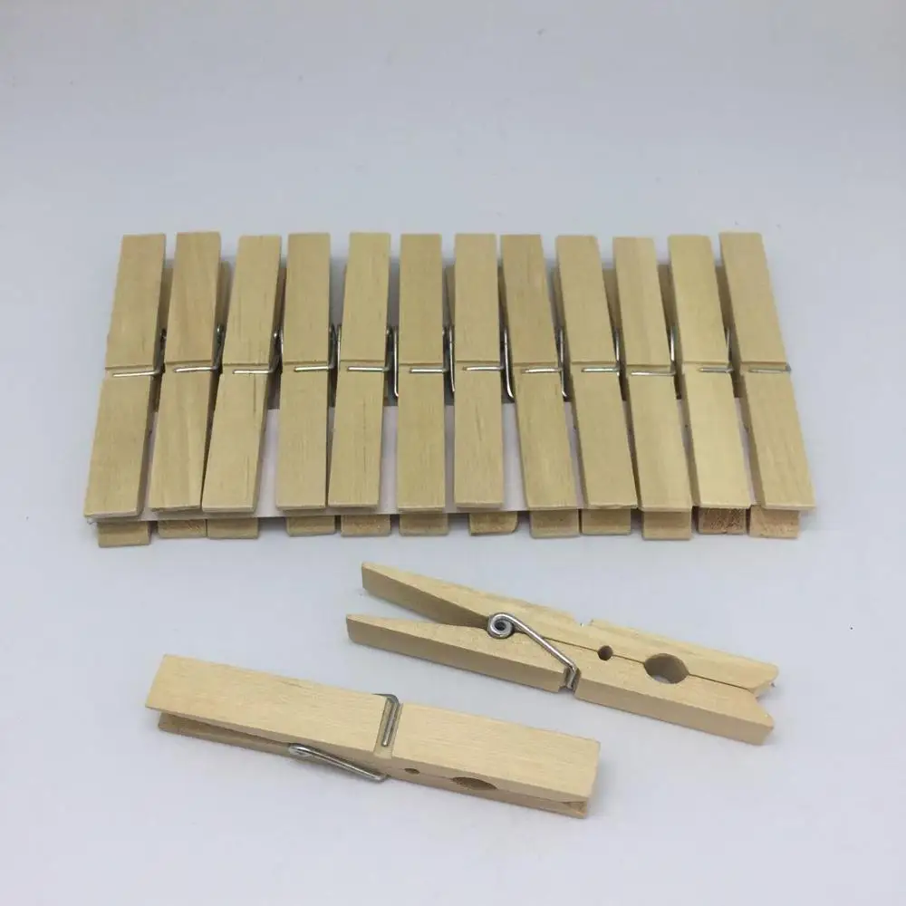 Large decorative clip birch wood clothespin 10cm big wooden clothes pegs spring pins