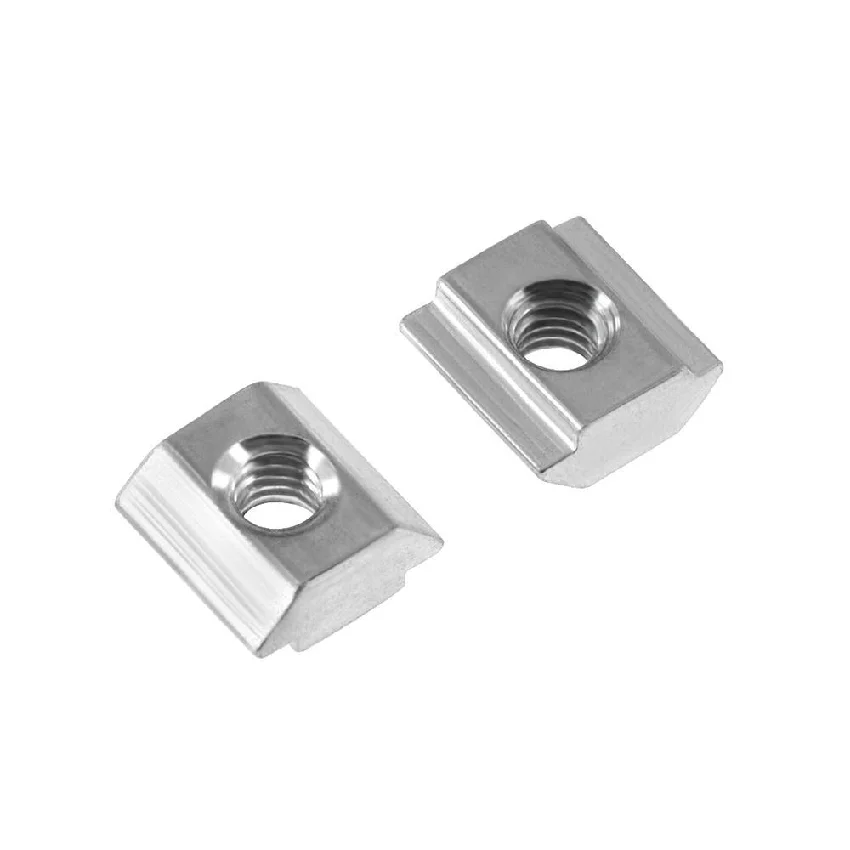 20 шт./лот 2020 M3 M4 M5 M6 T блок квадратные гайки Т-образный раздвижной молоток гайка для крепежа алюминиевый профиль