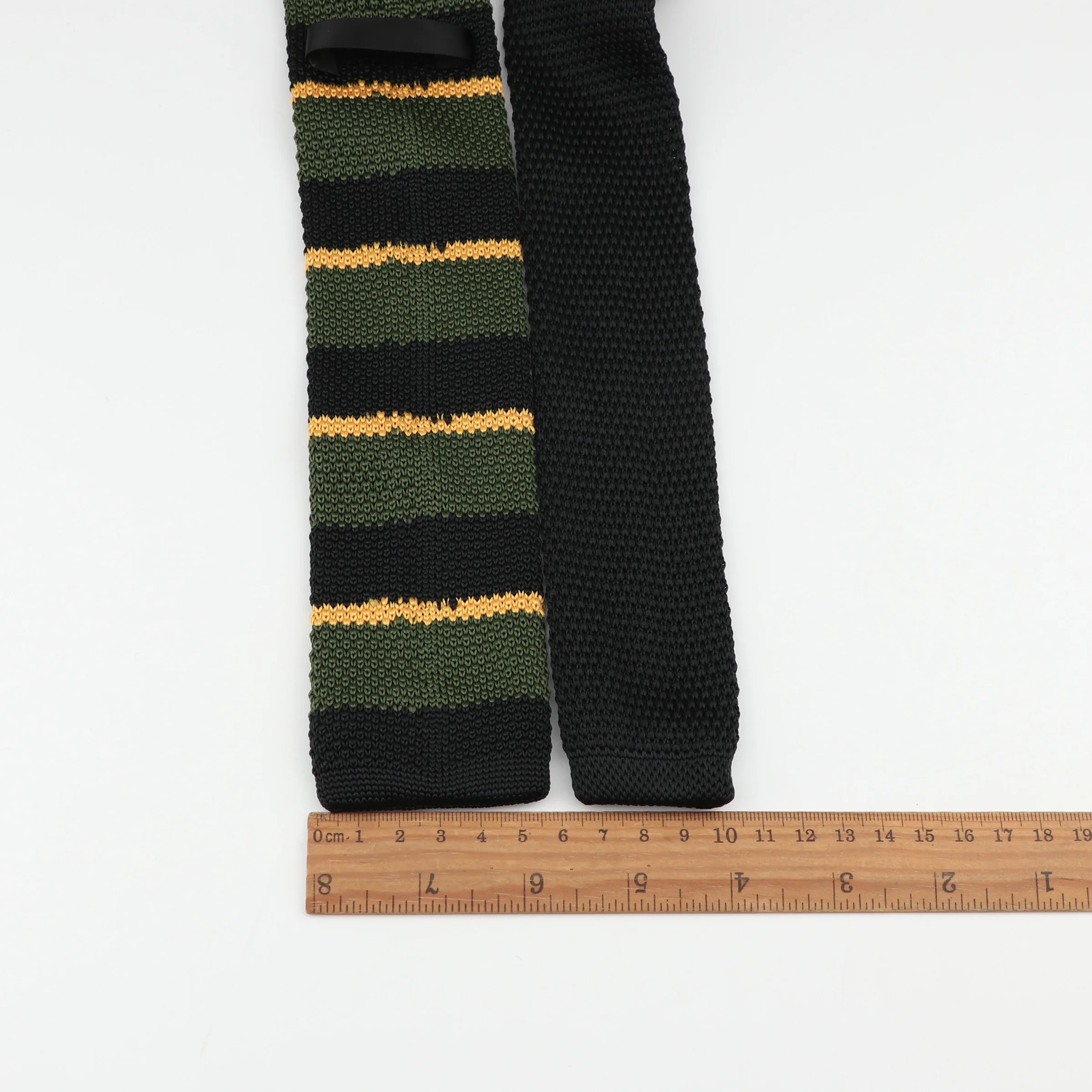 Мужской вязаный галстук в полоску для отдыха Модный Узкий Тонкий галстук шириной 5,5 см для мужчин узкий тканый дизайнерский Вязаный Галстук