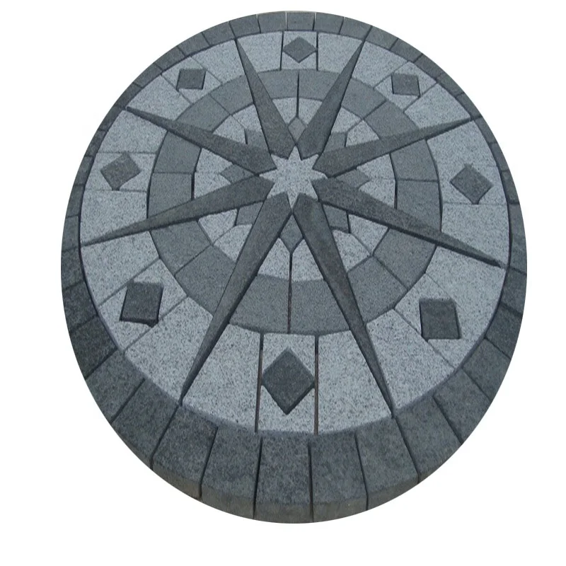 Natural Paving Stone Compass