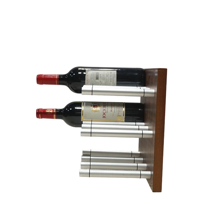 Home Bar Decor Solid Wood Wine Holder 72 Bottles Wine Bottle Display Shelves Custom Stackable Modular Wooden Wine Rack