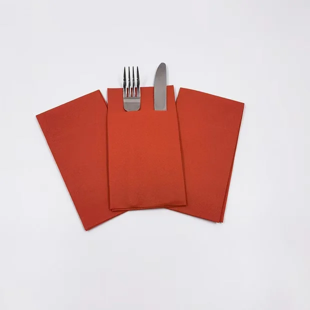 100% wood pulp Linen-Feel Guest or pocket or  hotel Towels paper napkins